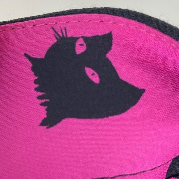 MILLY Black Tuxedo Silk Stripe Black Pants Womens Size 2 Minimalist Professional - Picture 4 of 8